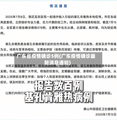 广东省疫情确诊5例(广东疫情确诊最新消息通知)-第2张图片