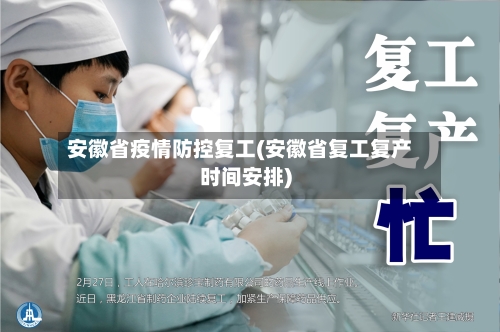 安徽省疫情防控复工(安徽省复工复产时间安排)-第2张图片