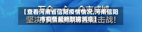 【查看河南省信阳疫情情况,河南信阳市疫情最新数据消息】-第2张图片