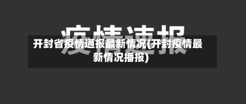 开封省疫情通报最新情况(开封疫情最新情况播报)-第3张图片