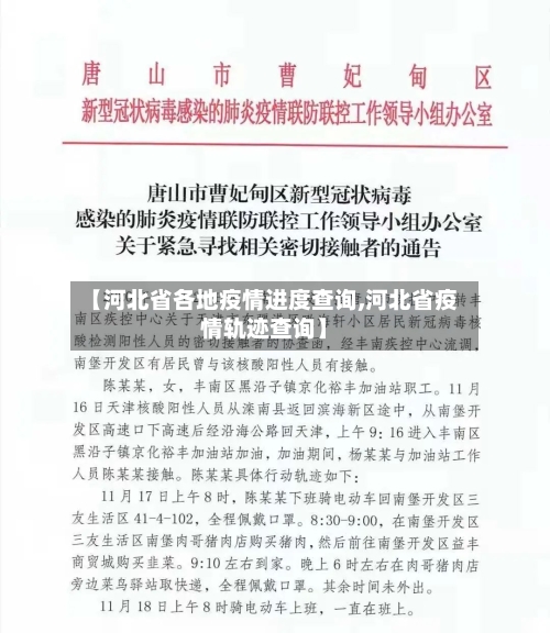 【河北省各地疫情进度查询,河北省疫情轨迹查询】-第2张图片