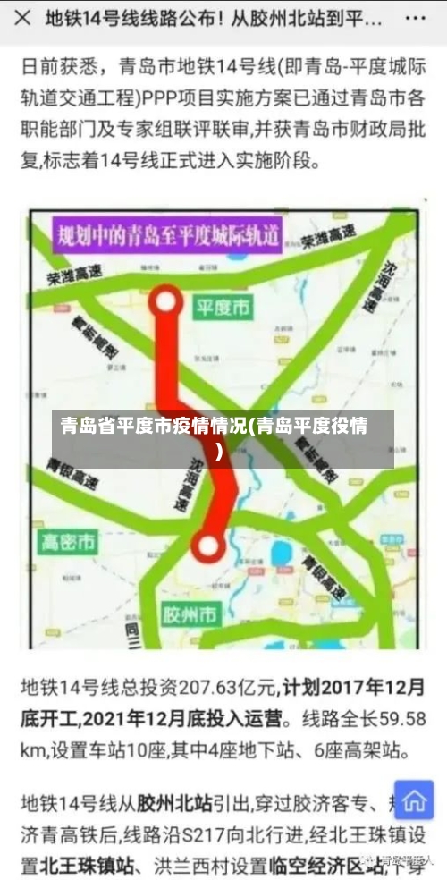 青岛省平度市疫情情况(青岛平度役情)-第1张图片