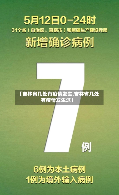 【吉林省几处有疫情发生,吉林省几处有疫情发生过】-第1张图片