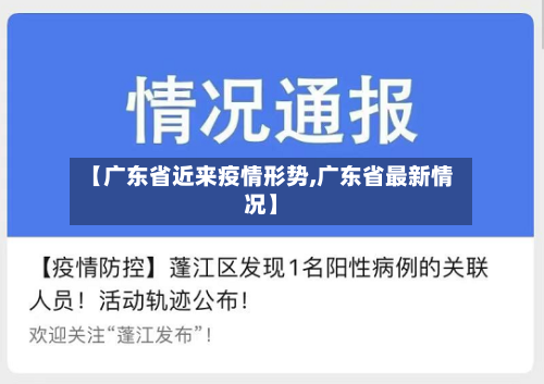 【广东省近来疫情形势,广东省最新情况】-第2张图片