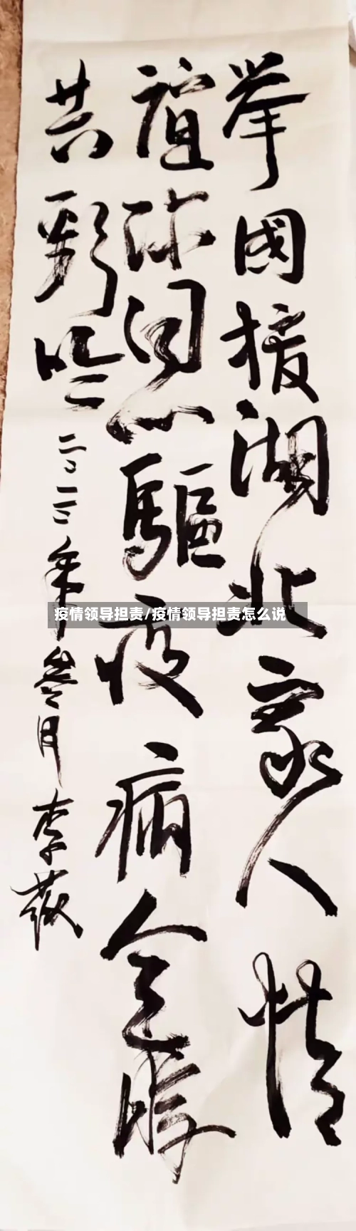 疫情领导担责/疫情领导担责怎么说-第2张图片