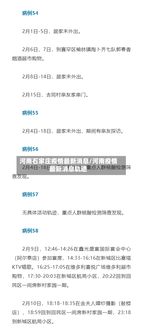 河南石家庄疫情最新消息/河南疫情最新消息轨迹-第2张图片