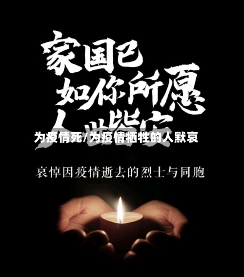 为疫情死/为疫情牺牲的人默哀-第1张图片