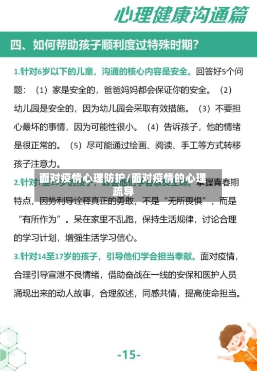 面对疫情心理防护/面对疫情的心理疏导-第3张图片