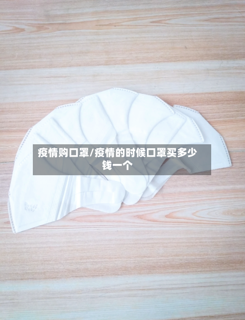 疫情购口罩/疫情的时候口罩买多少钱一个-第1张图片