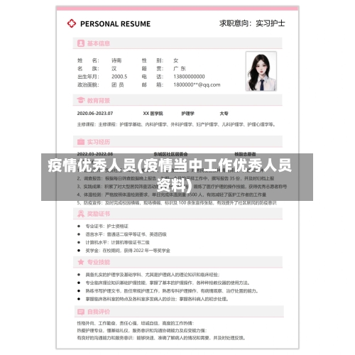 疫情优秀人员(疫情当中工作优秀人员资料)-第3张图片