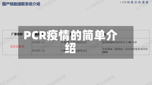 PCR疫情的简单介绍-第1张图片