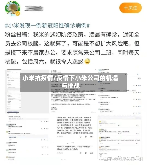 小米抗疫情/疫情下小米公司的机遇与挑战-第3张图片