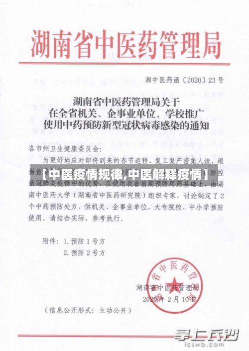 【中医疫情规律,中医解释疫情】-第3张图片